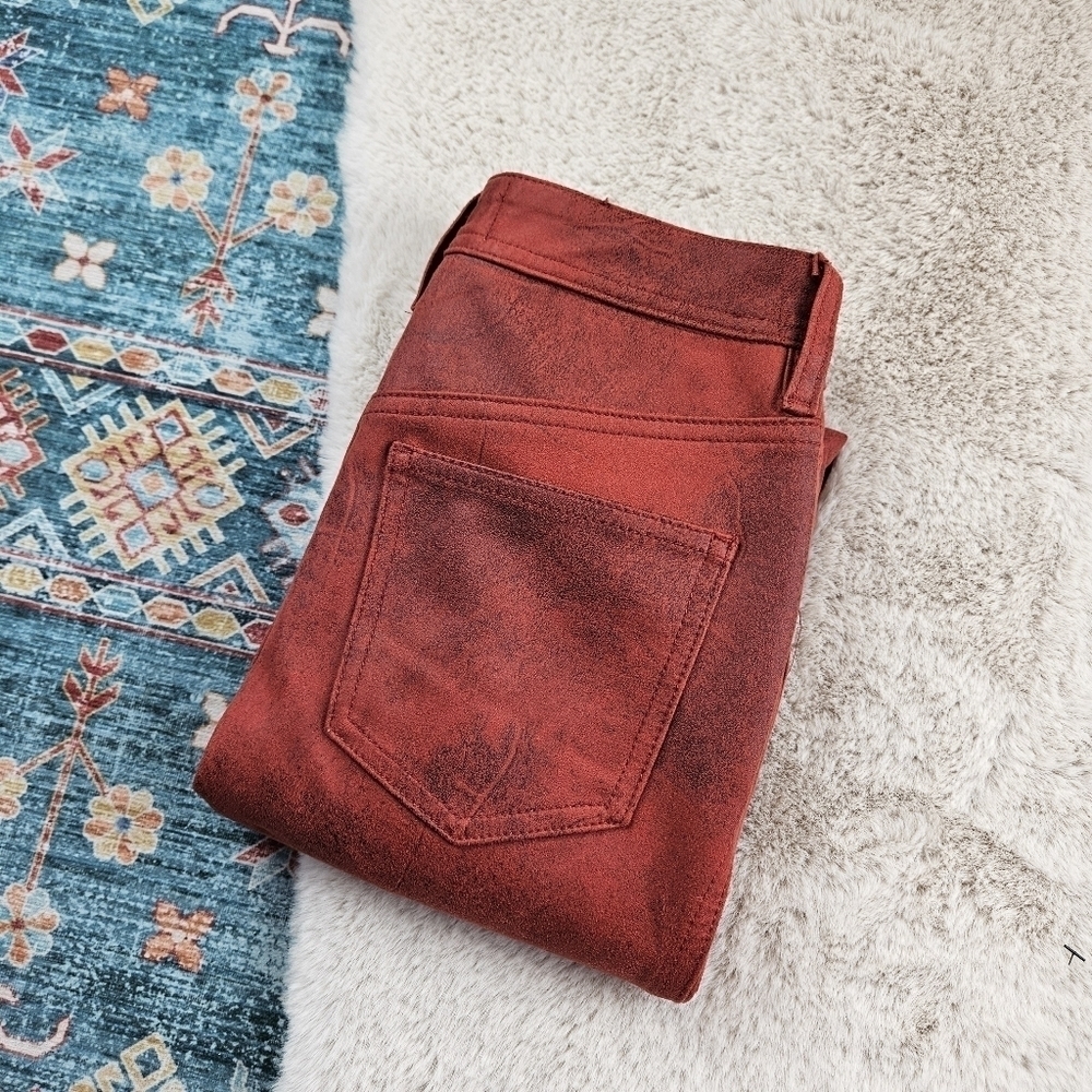 We the Free Skinny Jeans Faux Suede Pants 25 - Picture 2 of 5